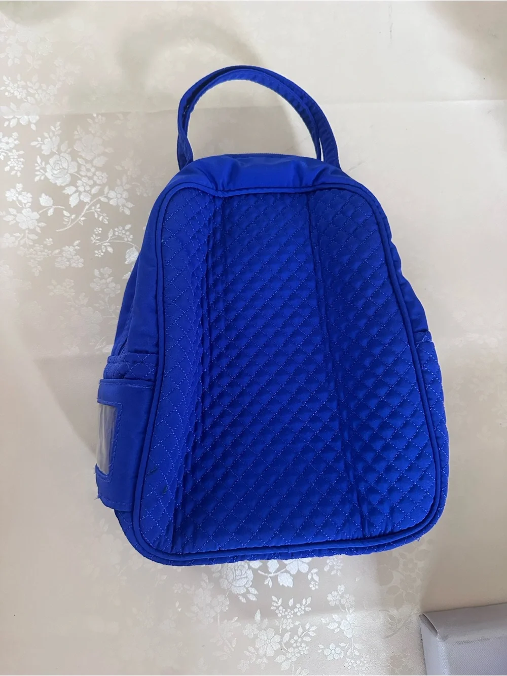 Vera Bradley Quilted Royal Blue lunch box